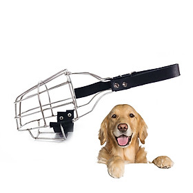 Inox Size tiểu : trên 8-15kgkg Rọ mõm cho chó -chất liệu inox KHÔNG GỈ dành cho các loại chó -