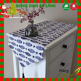 Mua Khăn runner Mary Decor họa tiết cá KR-A01