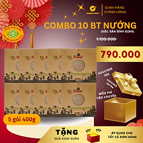 Combo 10 Bánh tráng nước cốt dừa hình tròn 500g /gói (Đặc sản Bình Định siêu cuốn)