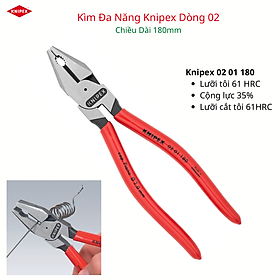 Mua Kềm Đa Năng Knipex Chiều Dài 180mm Lưỡi Cắt 63HRC  Cộng Lực Cao 35% Gồm 02 01 180/ 02 02 180/ 02 05 180 và 02 06 180 - Sản Xuất Tại Đức
