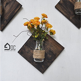 Mua Bảng Gỗ Treo Tường Trồng Cây Cắm Hoa Trang Trí Ban Công  Phòng Khách Góc Decor