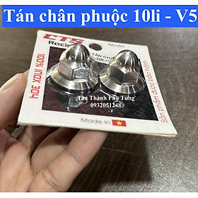 Tán chân phuộc 10li Inox 304 CTS mẫu V5 dành cho xe máy