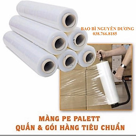 Mua Màng co bọc hàng  màng chít PE bọc hàng siêu dính phi 50cm cuộn 2.2kg