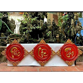 Mua Bộ Tranh chữ Phúc - Lộc - Thọ bằng gỗ hương