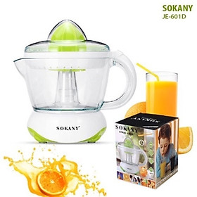 Máy ép, máy vắt cam, máy ép cam bằng điện dung tích 700ml, công suất mạnh mẽ 45W màu xanh