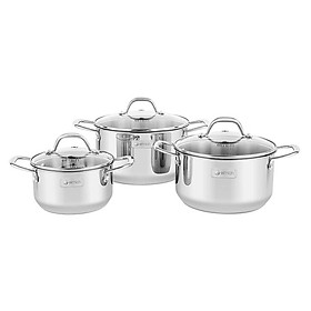 Bộ nồi inox liền khối Elmich Trimax Cz EL-3833