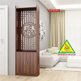 Mua Tủ kệ trang trí kiêm vách ngăn phòng khách   nhà bếp VTK32 - Nội thất lắp ráp Viendong Adv