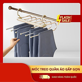 Mua Móc Treo Quần Áo Thông Minh GonQin - Móc Quần Áo Gấp Gọn Tiết Kiệm Không Gian