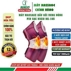 Máy massage đầu gối pin sạc Rung Nóng Nhật Bản Nikio NK-185