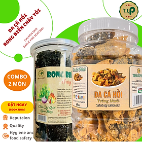 DA CÁ HỒI 400G VÀ RONG BIỂN CHÁY TỎI 100G TÂN LỘC PHÁT