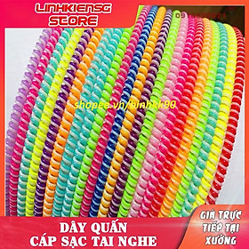 Mua Dây Quấn Tai Nghe   Dây Quấn Cáp Chống Đứt 2 MÀU