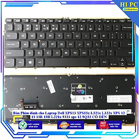 Bàn Phím dành cho Laptop Dell XPS13 XPS13z L321x L322x XPS 12 13 13R 13D L221x 9333 xps 12 9Q33 CÓ ĐÈN - Hàng Nhập Khẩu