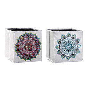 2x 5D Diamond Painting Kits DIY Full Crystal Rhinestone Painting for Storage Box