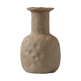 Rough Ceramic Vase Modern Minimalist Flower Vase for Room Floral Arrangements Decoration