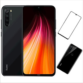 Điện Thoại Xiaomi Redmi Note 8 (4GB/64GB) - Ốp Lưng + Cường Lực 5D Full Màn - Hàng nhập khẩu