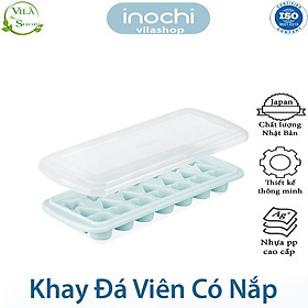 Mua Khay Làm Đá  Khay Đá Kari Inochi - Khay Đá Dẻo Việt Nhật  Nhựa Dẻo Cao Cấp Kháng Khuẩn - Khử Mùi