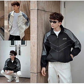 ÁO KHOÁC GIÓ FORM RỘNG SIÊU CÁ TINH (CHỮ THÊU NỖI) dù 2 lớp áo gió jacket nam nữ trẻ trung năng động cá tính cao cấp unisex form rộng, Áo Khoác Dù Dodgers Logo Dáng Form Rộng Có Kẻ Sọc Viền Chất Vải Thoáng Mát Cổ phong cách hàn quốc