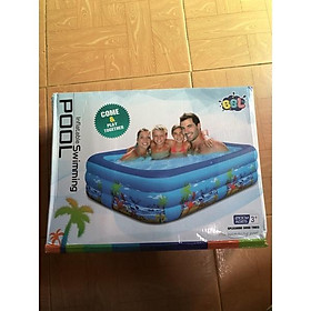Mua Hồ bơi cho bé hồ bơi bơm hơi size đại 210cmx135cmx55cm swimming pool