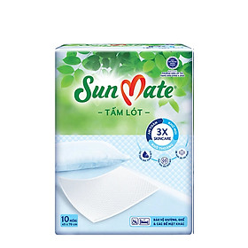 Combo 6 Gói Miếng lót Sunmate 10 miếng (45*70 cm)- Tấm lót Sunmate - Date mới