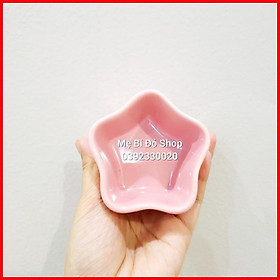 Mua Bát Ăn Dặm Gốm Sứ Hình Sao Hồng Cho Bé