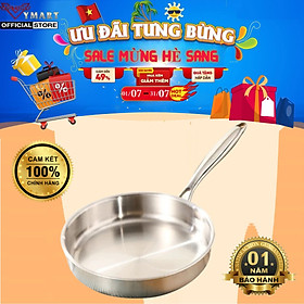 Chảo Inox Nông Lòng Seka TriMax SK6040 Size 28 - Hàng Chính Hãng