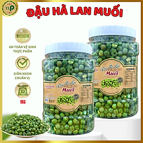 1KG ĐẬU HÀ LAN MUỐI CHẤT LƯỢNG - 2 HŨ NHỰA 500G