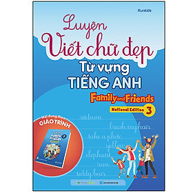 Luyện viết chữ đẹp từ vựng Tiếng Anh Family and Friends - National Edition 3