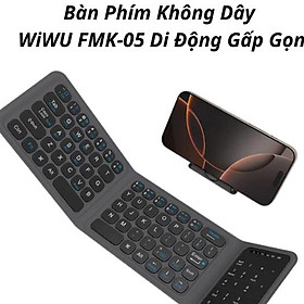 Mua Bàn Phím Gập Gọn Di Động Bluetooth Wi WU FMK-05 Có Bàn Di Chuột Kèm Giá Đỡ Cho Laptop  Máy Tính Bảng  Điện Thoại - hàng chính hãng