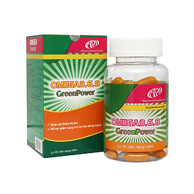 Bổ mắt hỗ trợ giảm mỡ máu Omega 3.6.9 GreenPower - Chính hãng - 90 viên