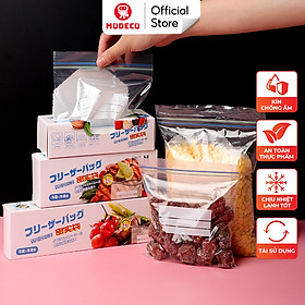 Mua Túi Zip Đựng Thực Phẩm Cao Cấp Modeco - Túi Bảo Quản Thức Ăn  Đồ Khô  Đồ Tươi Sống Trong Tủ Lạnh - An Toàn  Tái Sử Dụng