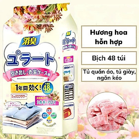 48 gói hút ẩm chống mốc dạng treo dùng cho tủ quần áo tủ giầy giúp hút ẩm quần áo tránh bị ẩm mốc