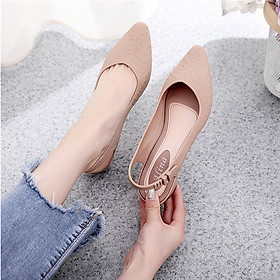 Sandal nữ đi mưa Alina cao 3.5p thời trang mới nhất V289