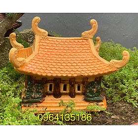 Mua Tiểu cảnh chùa h12cm gốm sứ Bát Tràng
