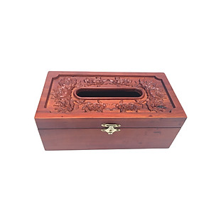 Mua Hộp đựng giấy ăn gỗ hương kích thước 22x11x9cm