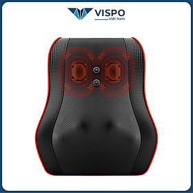 Gối Massage Đa Năng Hồng Ngoại SK001.1 - Máy Mát xa Toàn Thân Nhiệt Hồng Ngoại - Chuyên Sâu Cho Cổ, Vai Gáy, Lưng Dưới, Đùi, Chân - Sử Dụng Tại Nhà, Văn Phòng, Trên Ô Tô (Kèm Adepter)