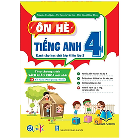 Ảnh bìa Sách - Ôn hè tiếng anh 4