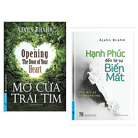 Combo sách kỹ năng sống: hạnh phúc đến từ sự biến mất + mở cửa trái tim -