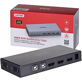 Mua Bộ chuyển đổi HDMI KVM vào 2 ra 1 Unitek V307A - HÀNG CHÍNH HÃNG