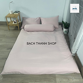 Mua Bộ Ga Áo Bọc Nệm Topper 4 Món ( 1 áo bọc nệm + 2 áo gối + 1 áo gối ôm) Trơn Màu Chất Cotton Tici Cao Cấp  Kích Thước Nệm Topper 1mx2m  1m2x2m  1m4x2m  1m6x2m  1m8x2m