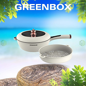 Mua Chảo điện hấp 5L SUNHOUSE SHD4555 - Hàng chính hãng  bảo hành toàn quốc 12 tháng