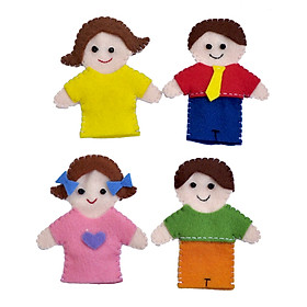 Rối Ngón Tay Gia Đình Latin Handmade LT504