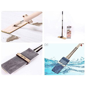 Mua CHỔI LAU NHÀ TỰ VẮT ĐA NĂNG CÁN DÀI(TẶNG KÈM DẺ LAU)