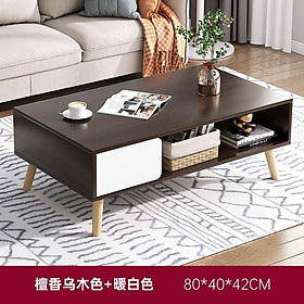 Mua Bàn gỗ vuông chân thấp phòng khách phong cách hiện đại