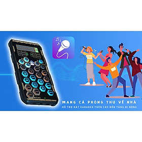 Mua Sound card K9 mobile - Chơi game  thu âm  livestream  karaoke online  pk đơn giản chỉ cần thêm tai nghe -Hỗ trợ autotune