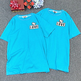 Áo thun đôi cao cấp chất liệu cotton 100% dành cho cặp đôi, thích hợp đi chơi, hẹn hò, chụp hình cưới C2.25