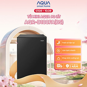 [DAILY] Tủ lạnh Aqua 90 lít AQR-D100FA(BS) - Freeship toàn quốc - Hàng chính hãng