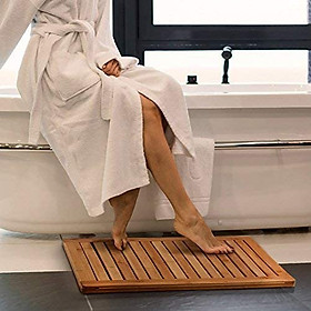 Mua Thảm chống trơn nhà tắm được sản xuất từ gỗ mật hồng tự nhiên với thiết kế thông minh  tối giản