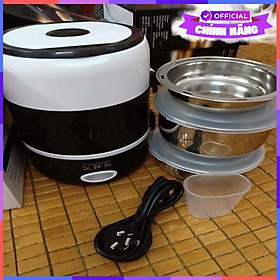 Mua Nồi Cơm Điện Vouller Mini 3 Tầng Inox - Hộp Cơm Điện - Hàng Chính Hãng