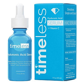 Serum Time less HA + Vitamin C Cấp Ẩm, Làm Sáng Da 30ml