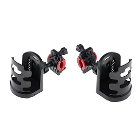 2Pcs Quick Release Water Bottle Cup Holder Rack Mount Cage for Motorcycles